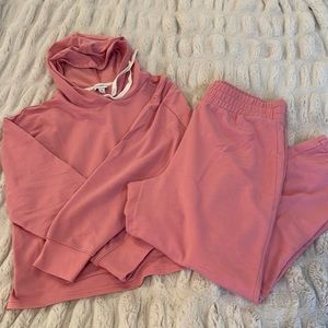 Pink J. Crew Lounge Set